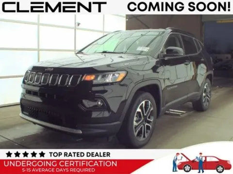 Black 2022 Jeep Compass Limited for sale in Wentzville, MO
