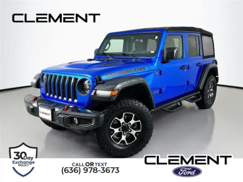 Blue 2021 Jeep Wrangler Unlimited Rubicon for sale in Wentzville, MO