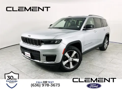 Silver 2021 Jeep Grand Cherokee L Limited for sale in Wentzville, MO
