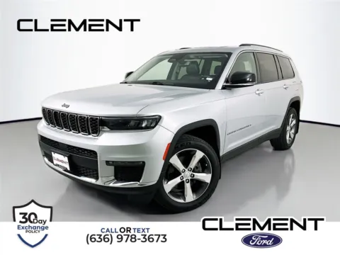 Silver 2021 Jeep Grand Cherokee L Limited for sale in Wentzville, MO