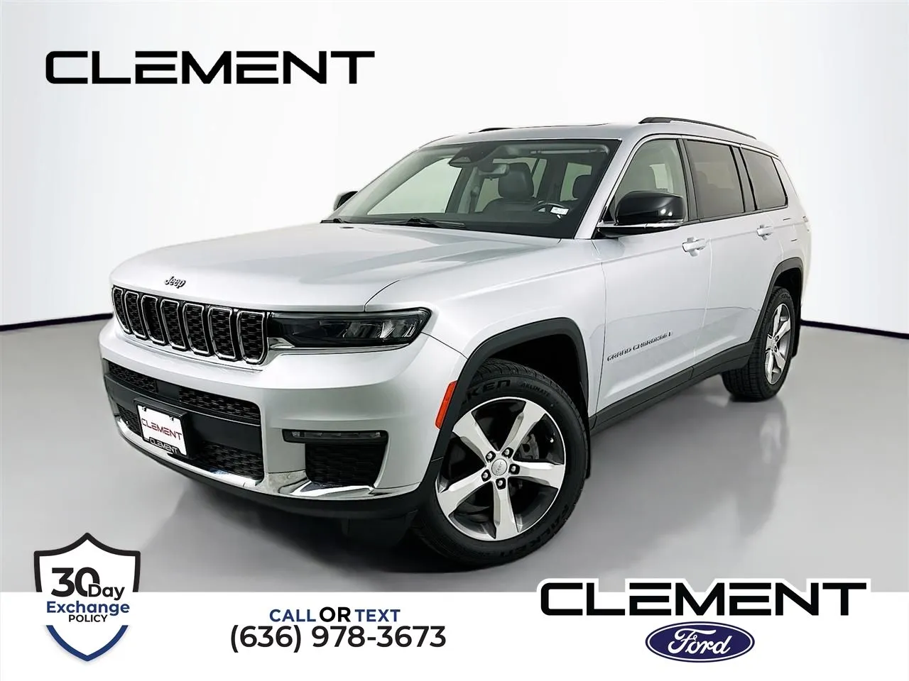 Silver 2021 Jeep Grand Cherokee L Limited for sale in Wentzville, MO