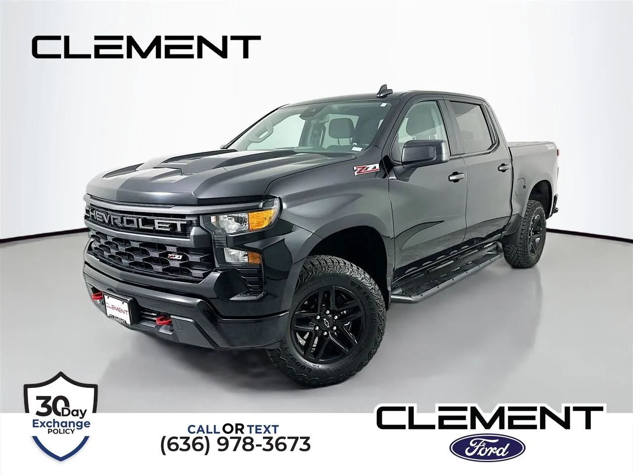 Black 2023 Chevrolet Silverado 1500 Custom Trail Boss for sale in Wentzville, MO