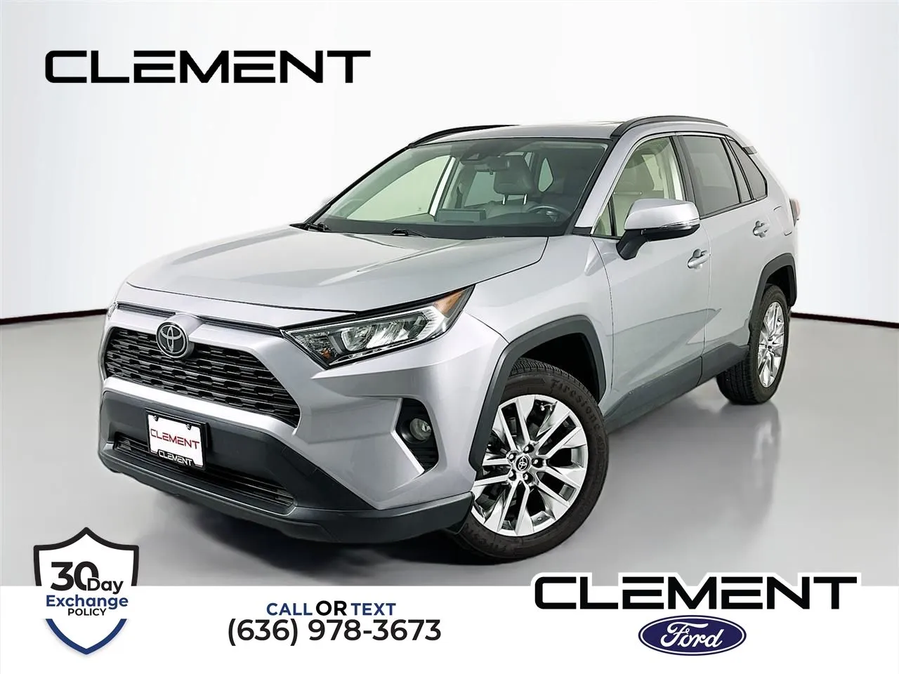 Silver 2020 Toyota RAV4 XLE Premium for sale in Wentzville, MO