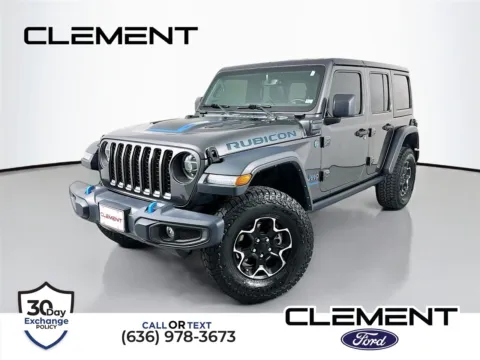 Gray 2022 Jeep Wrangler Unlimited Rubicon 4xe for sale in Wentzville, MO