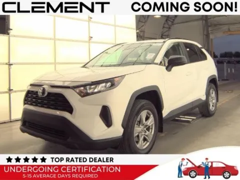 White 2022 Toyota RAV4 Hybrid LE for sale in Wentzville, MO