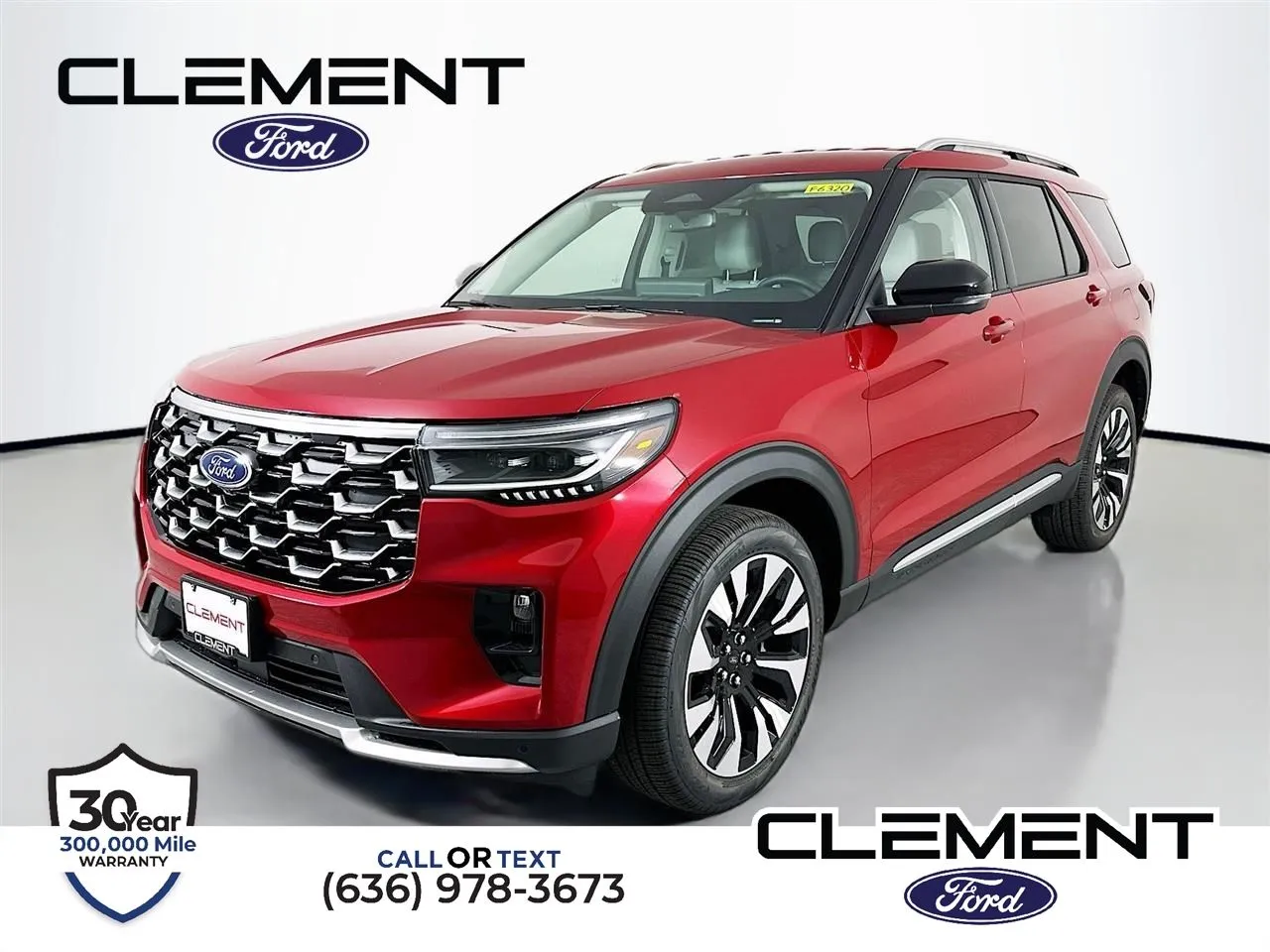 Red 2026 Ford Explorer Platinum for sale in Wentzville, MO