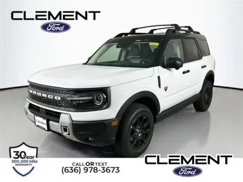 White 2026 Ford Bronco Sport Badlands for sale in Wentzville, MO