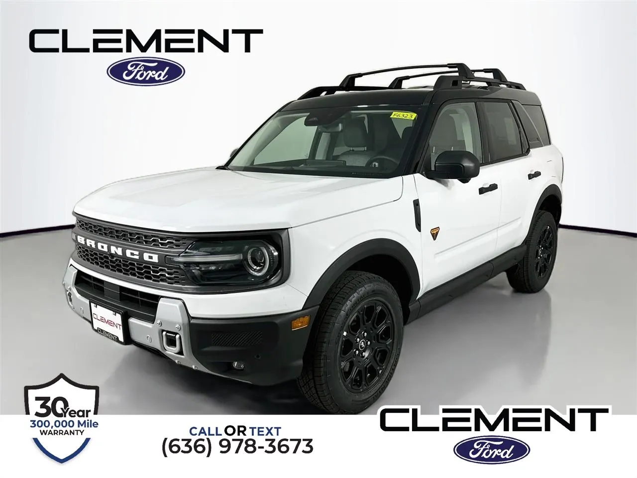 White 2026 Ford Bronco Sport Badlands for sale in Wentzville, MO