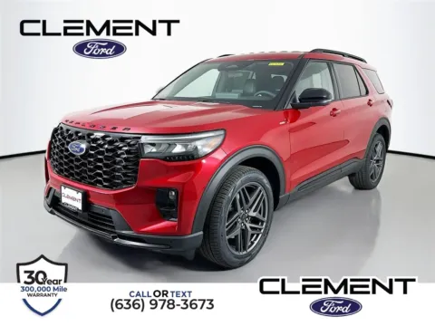 Red 2026 Ford Explorer ST-Line for sale in Wentzville, MO