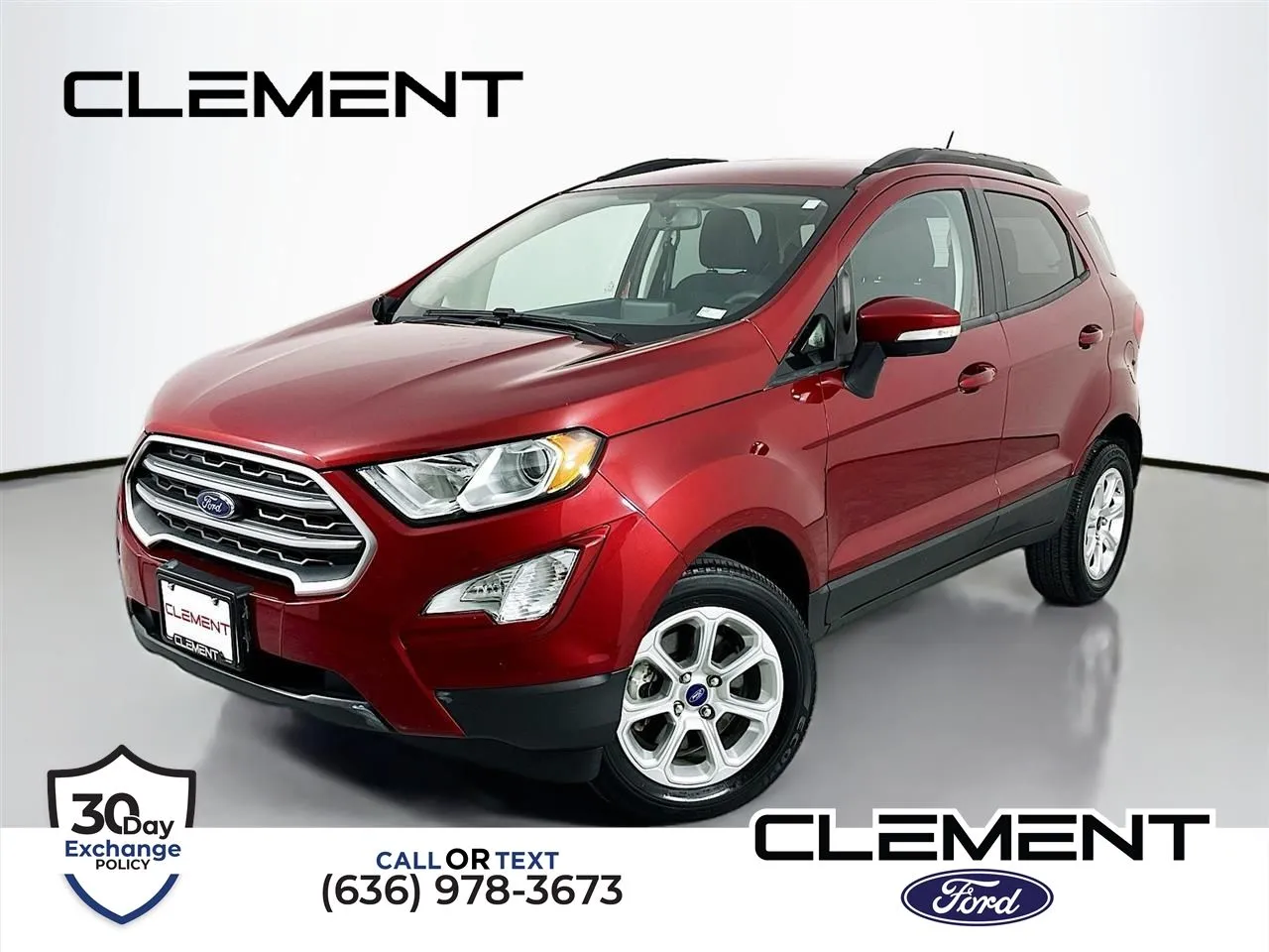 Red 2021 Ford EcoSport SE for sale in Wentzville, MO