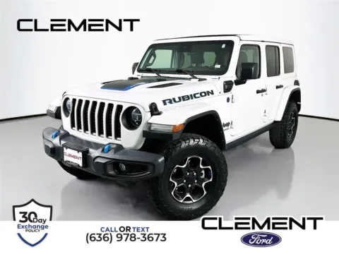 White 2022 Jeep Wrangler Unlimited Rubicon 4xe for sale in Wentzville, MO