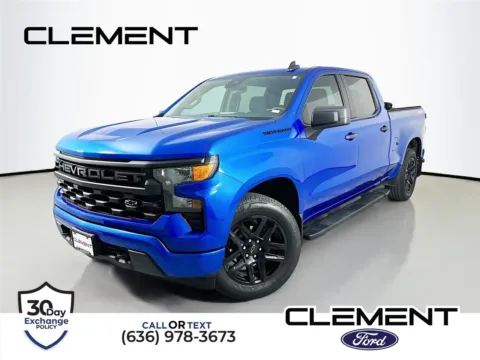 Blue 2023 Chevrolet Silverado 1500 Custom for sale in Wentzville, MO