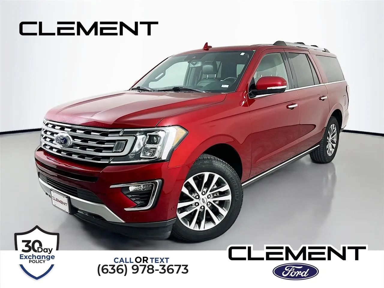 Red 2018 Ford Expedition Max Limited for sale in Wentzville, MO