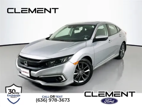 Silver 2020 Honda Civic EX for sale in Wentzville, MO
