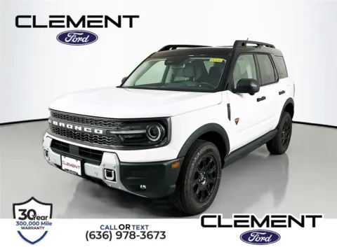 White 2026 Ford Bronco Sport Badlands for sale in Wentzville, MO