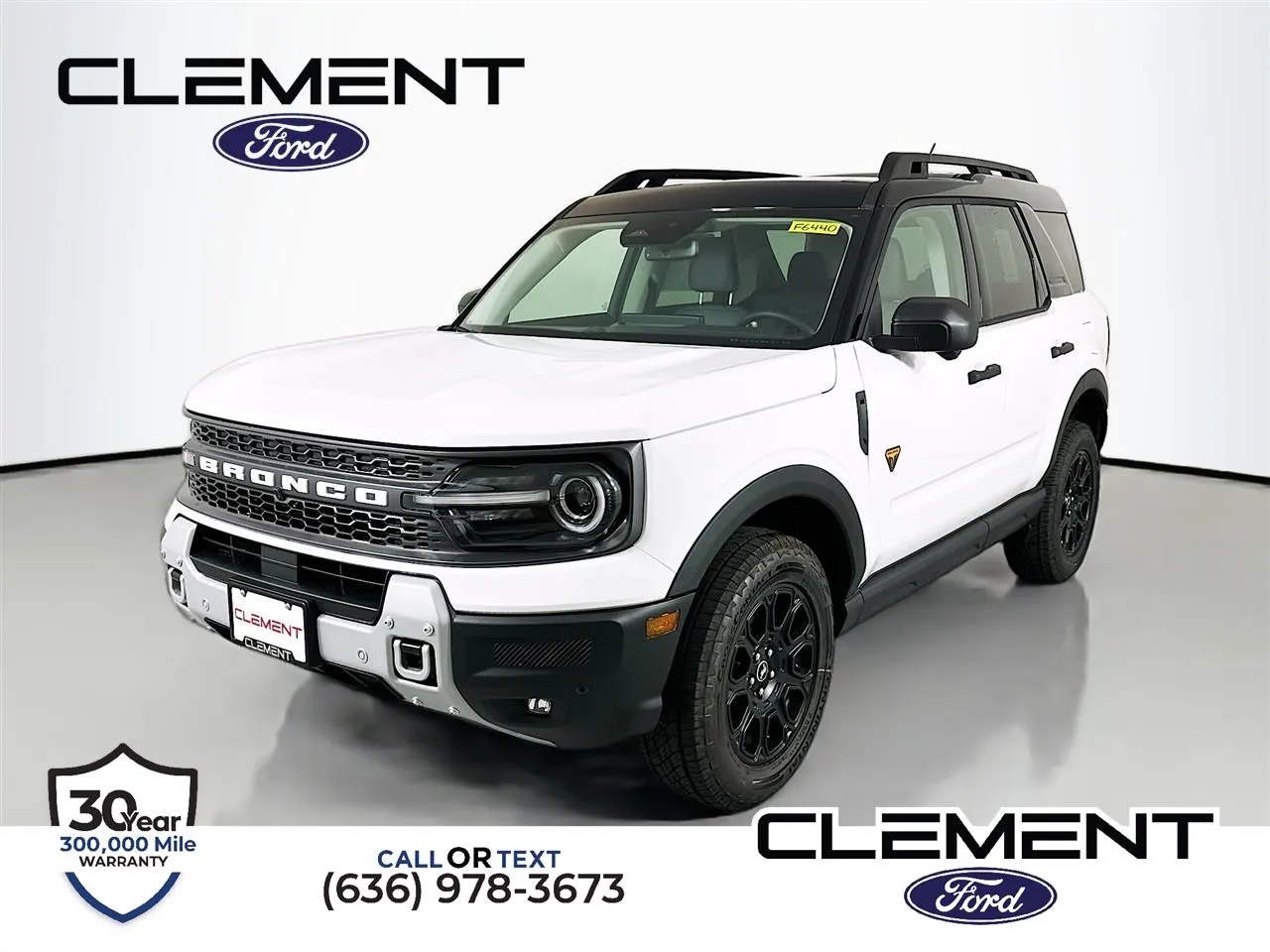 White 2026 Ford Bronco Sport Badlands for sale in Wentzville, MO