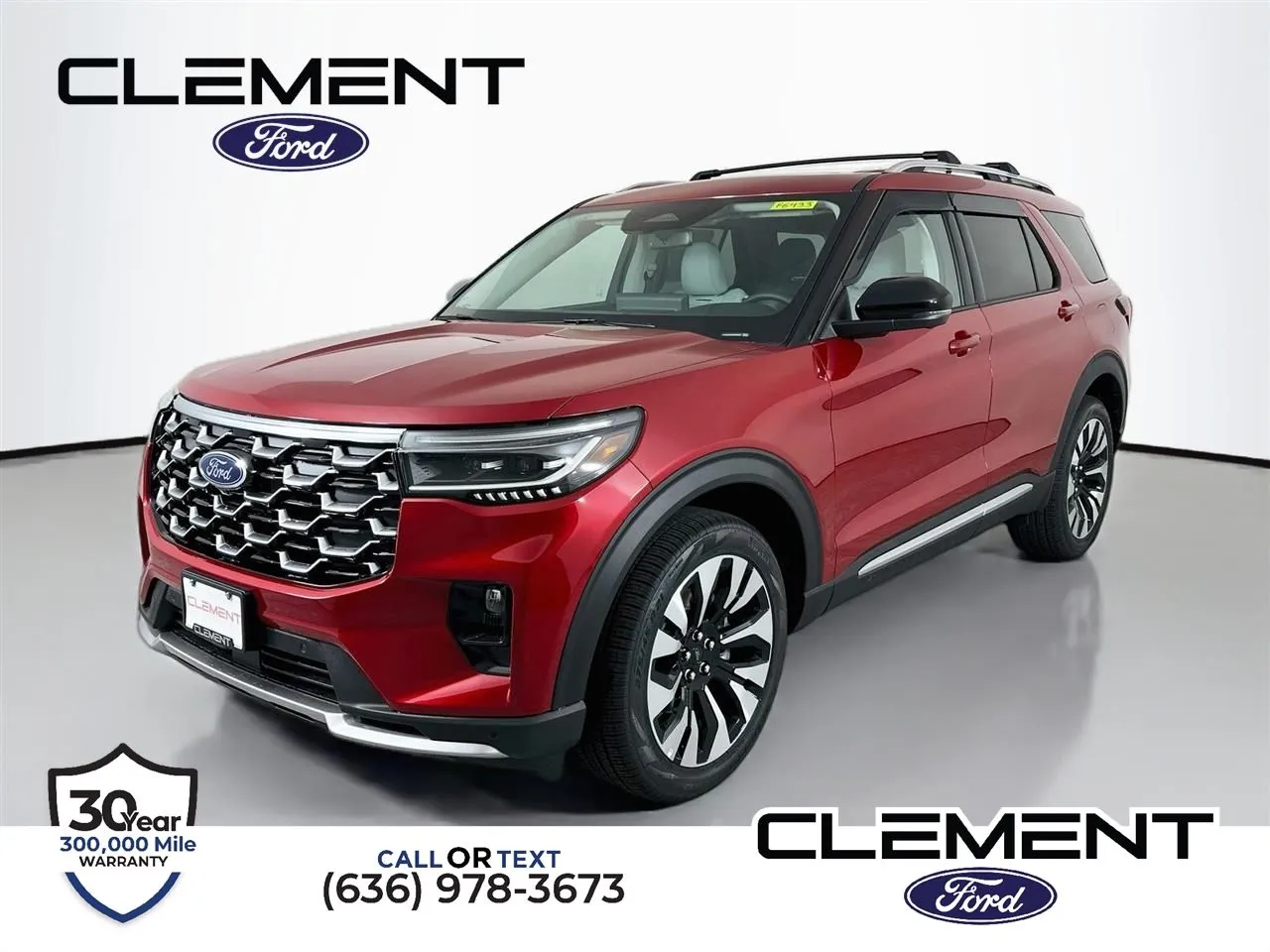 Red 2026 Ford Explorer Platinum for sale in Wentzville, MO