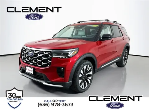 Red 2026 Ford Explorer Platinum for sale in Wentzville, MO