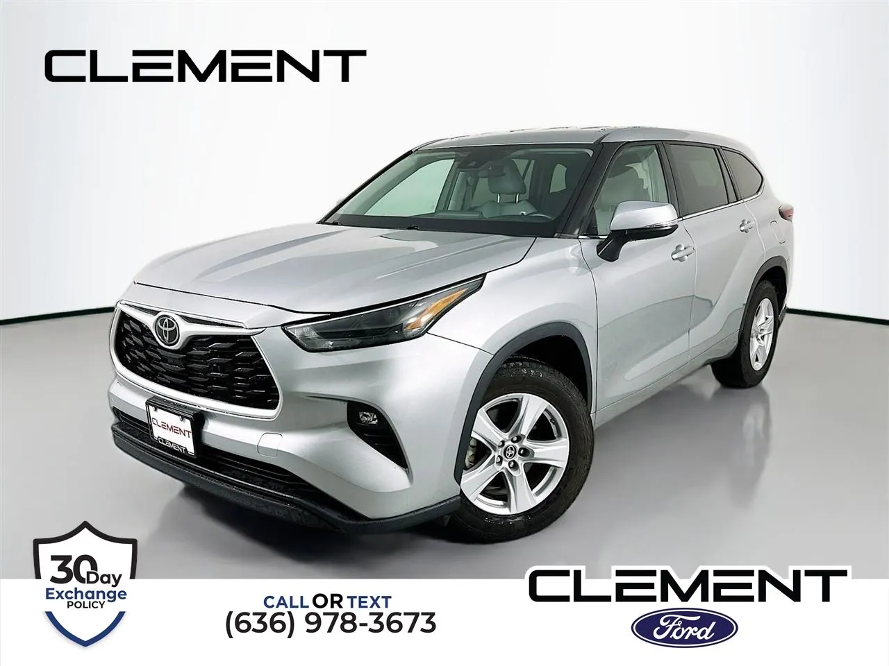 Silver 2024 Toyota Highlander LE for sale in Wentzville, MO