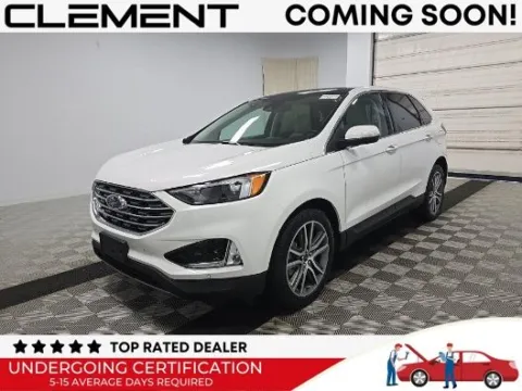 White 2022 Ford Edge Titanium for sale in Wentzville, MO
