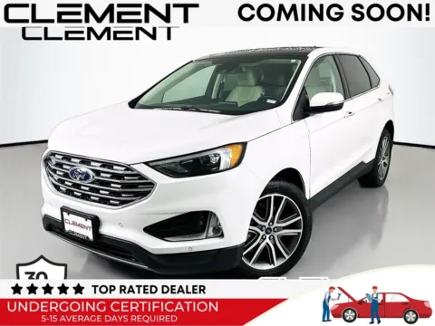 White 2022 Ford Edge Titanium for sale in Wentzville, MO