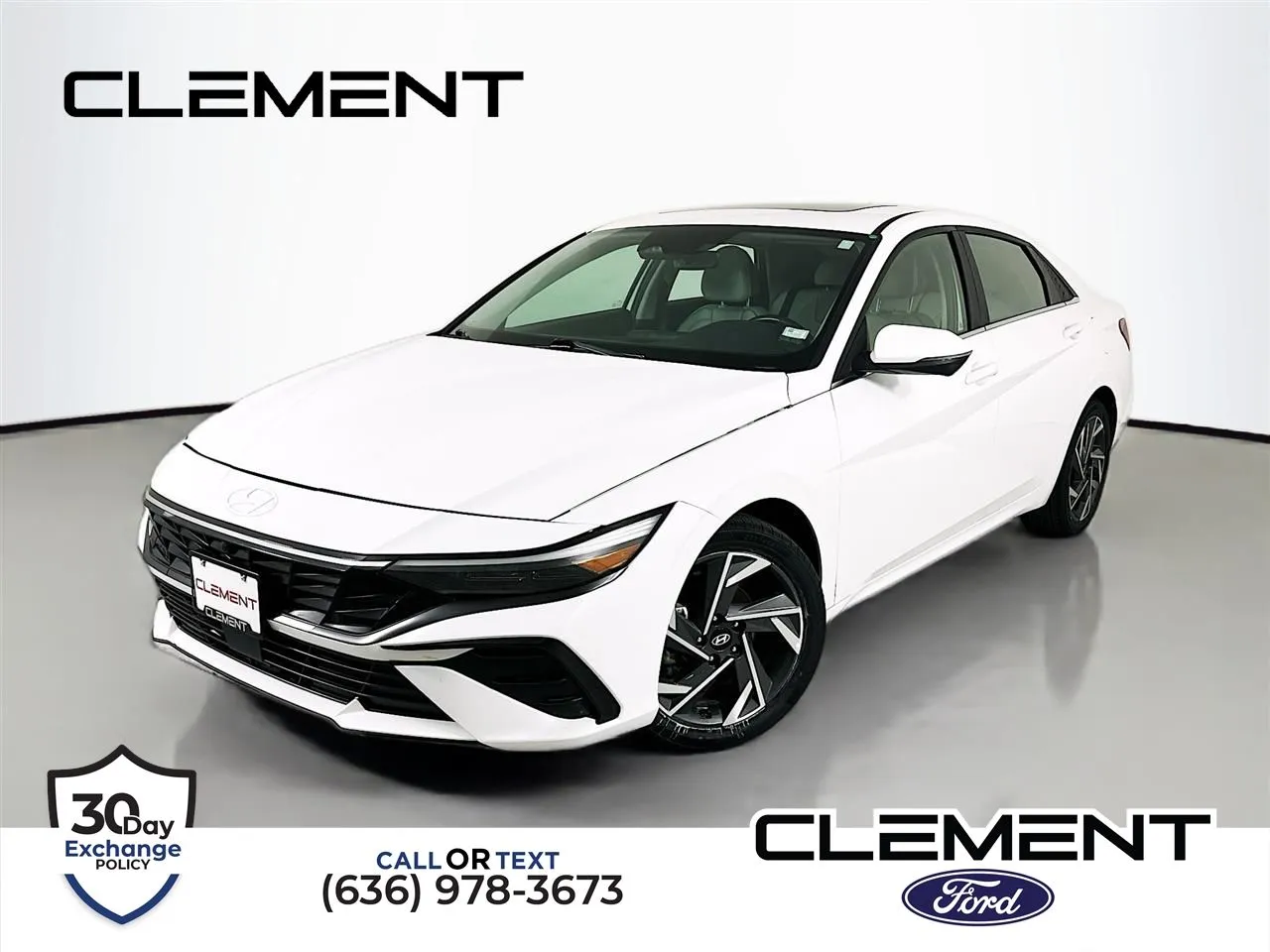White 2024 Hyundai Elantra Limited for sale in Wentzville, MO
