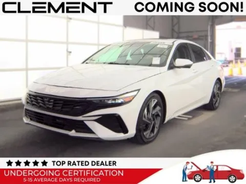 White 2024 Hyundai Elantra Limited for sale in Wentzville, MO