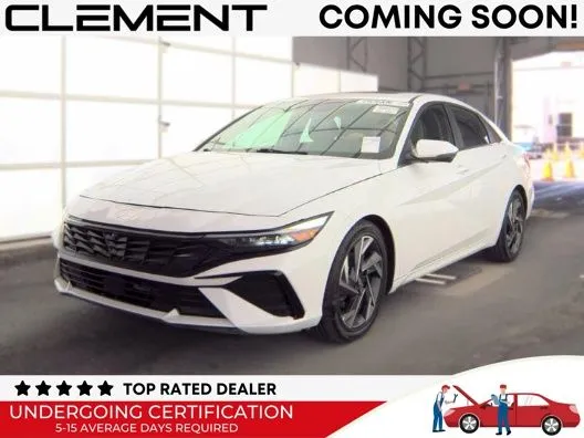 White 2024 Hyundai Elantra Limited for sale in Wentzville, MO