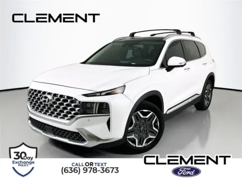White 2021 Hyundai Santa Fe Limited for sale in Wentzville, MO
