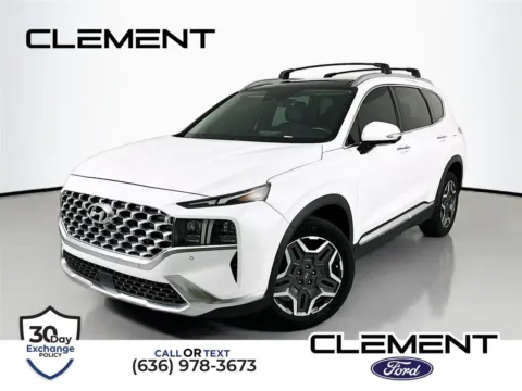 White 2021 Hyundai Santa Fe Limited for sale in Wentzville, MO