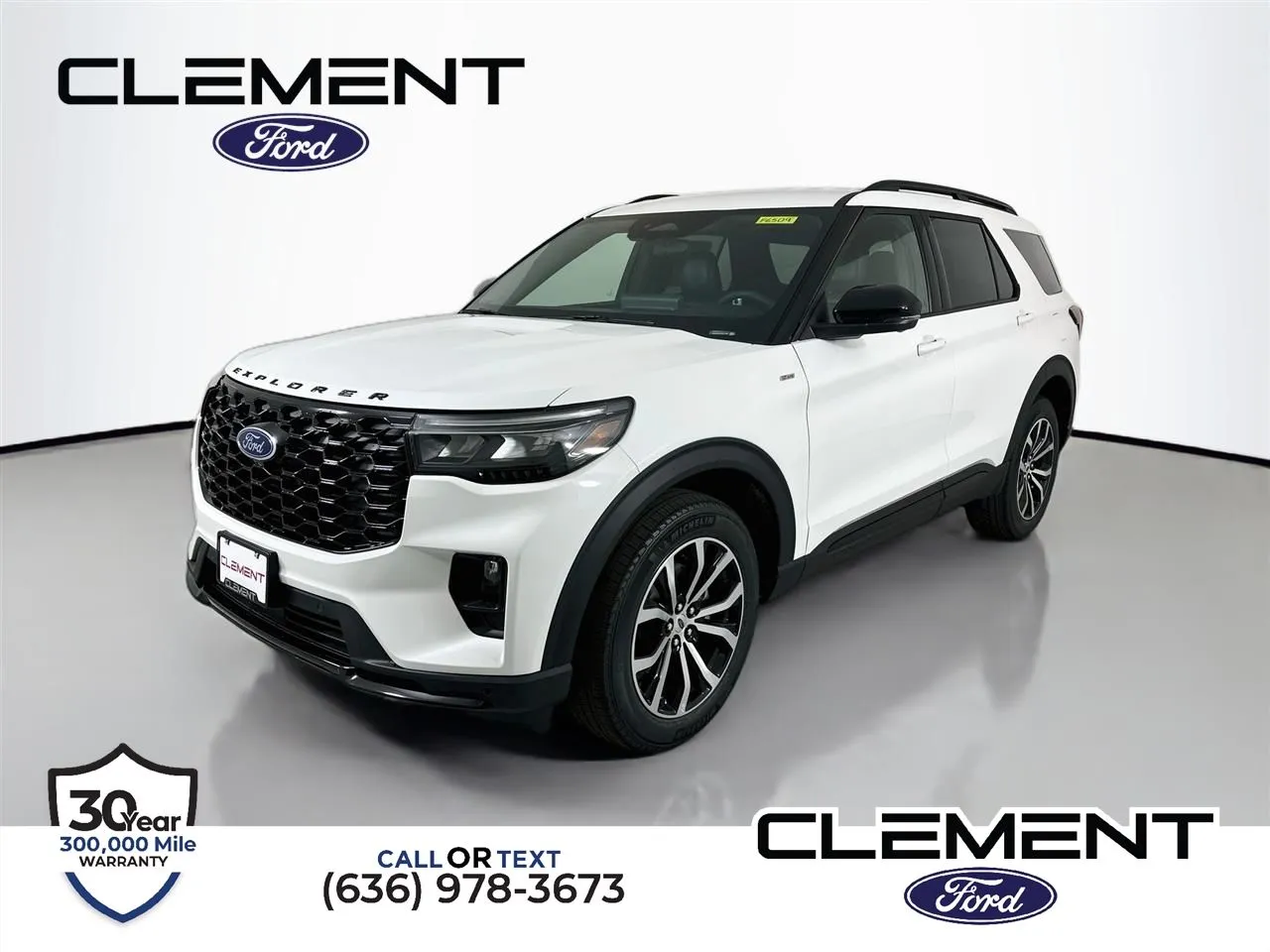 White 2026 Ford Explorer ST-Line for sale in Wentzville, MO