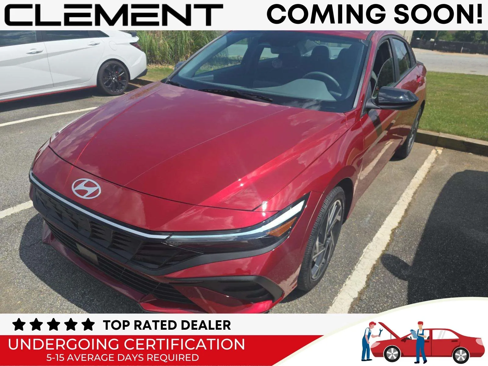 Red 2025 Hyundai Elantra Hybrid SEL Sport for sale in Wentzville, MO