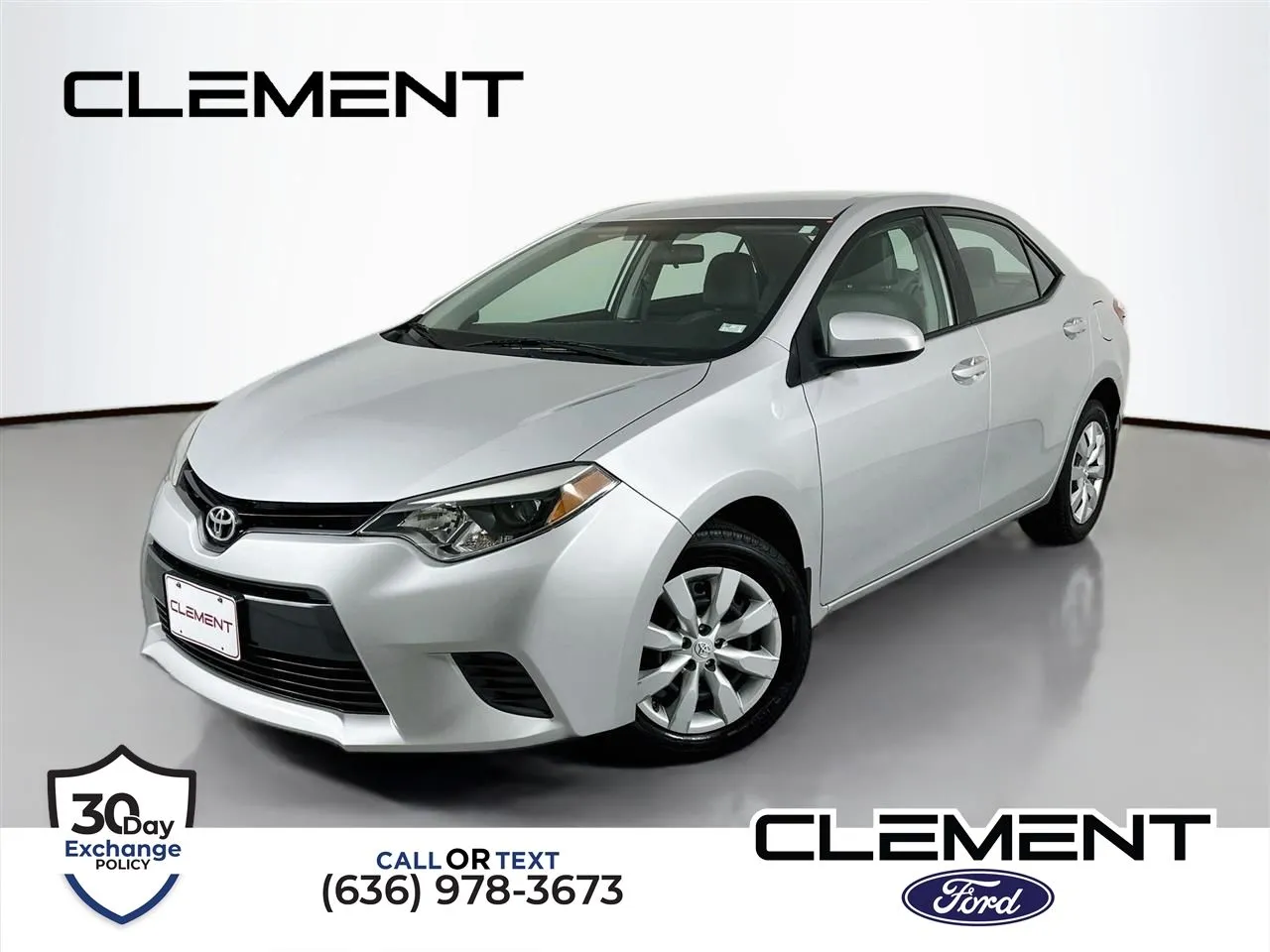 Silver 2016 Toyota Corolla LE for sale in Wentzville, MO