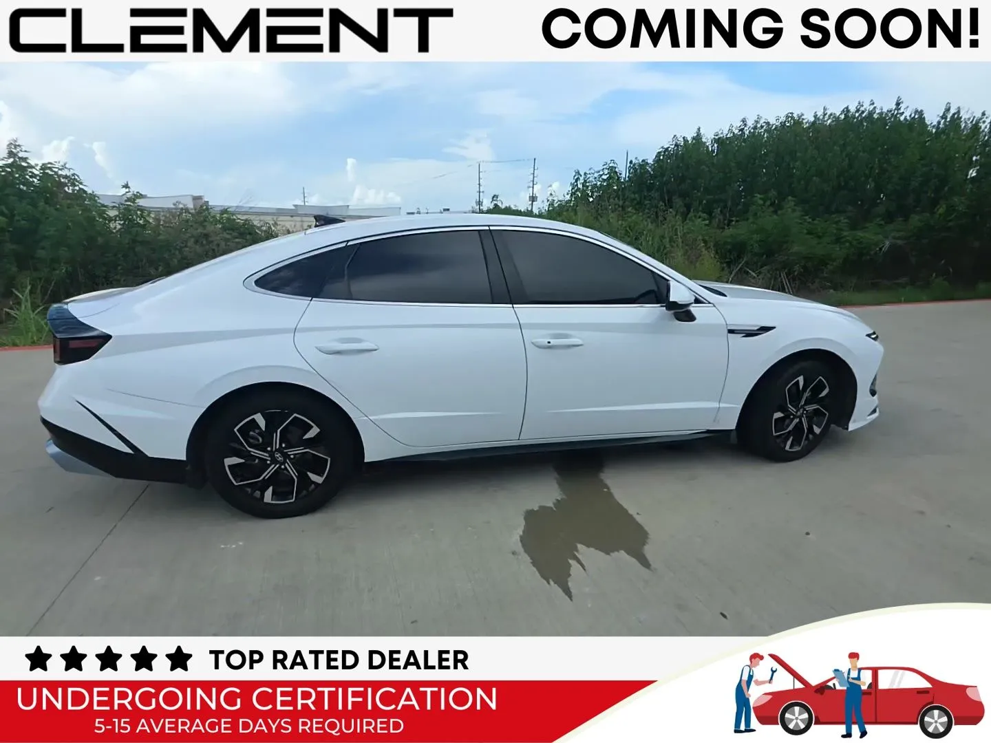 White 2024 Hyundai Sonata SEL for sale in Wentzville, MO
