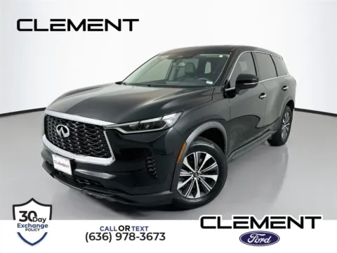 Black 2022 INFINITI QX60 PURE for sale in Wentzville, MO