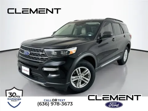 Black 2022 Ford Explorer XLT for sale in Wentzville, MO