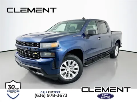 Blue 2020 Chevrolet Silverado 1500 Custom for sale in Wentzville, MO