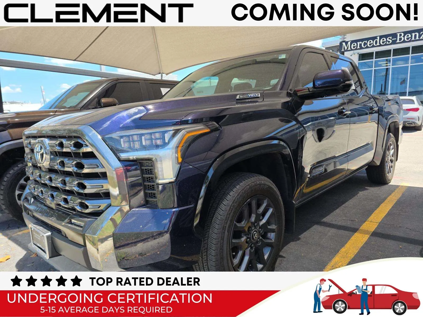 Blue 2025 Toyota Tundra Hybrid Platinum for sale in Wentzville, MO