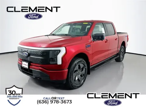 Red 2025 Ford F-150 Lightning Flash for sale in Wentzville, MO