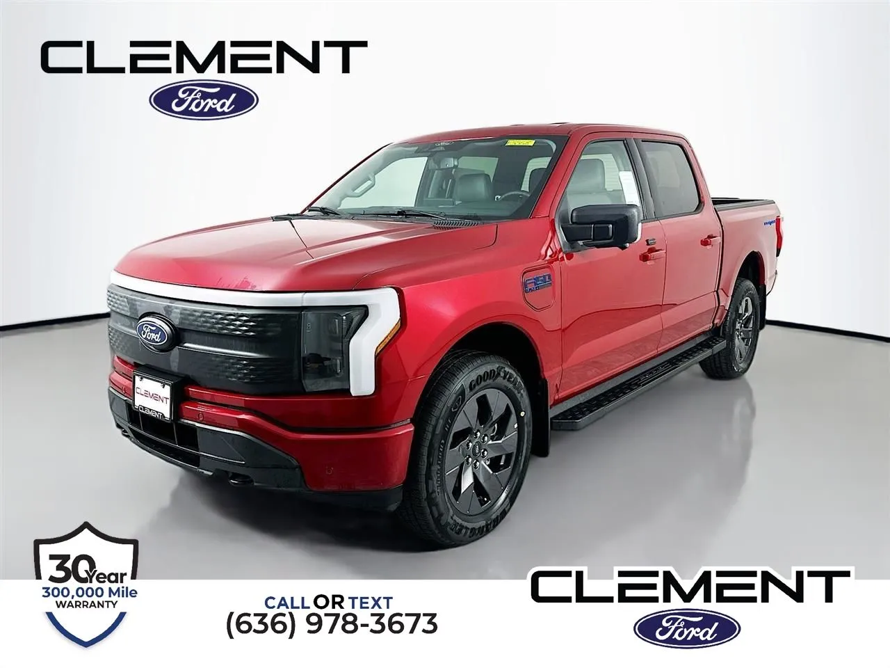 Red 2025 Ford F-150 Lightning Flash for sale in Wentzville, MO