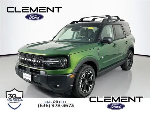 Green 2025 Ford Bronco Sport Outer Banks for sale in Wentzville, MO
