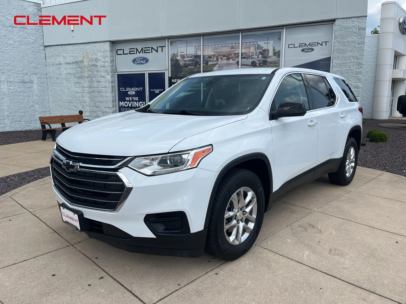 White 2021 Chevrolet Traverse LS for sale in O'Fallon, MO