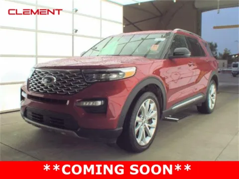 Red 2022 Ford Explorer Platinum for sale in O'Fallon, MO