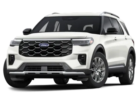 Red 2025 Ford Explorer Platinum for sale in O'Fallon, MO