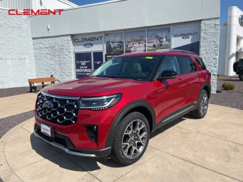 Red 2025 Ford Explorer Platinum for sale in O'Fallon, MO