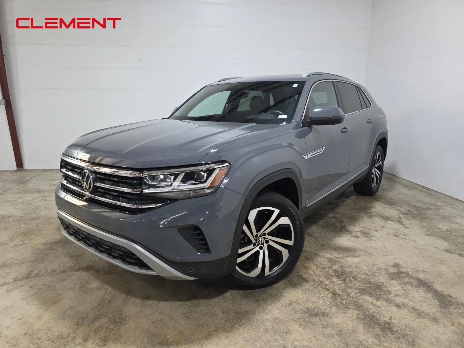 Gray 2021 Volkswagen Atlas Cross Sport 3.6L V6 SEL Premium for sale in O'Fallon, MO