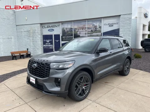 Gray 2025 Ford Explorer ST-Line for sale in O'Fallon, MO