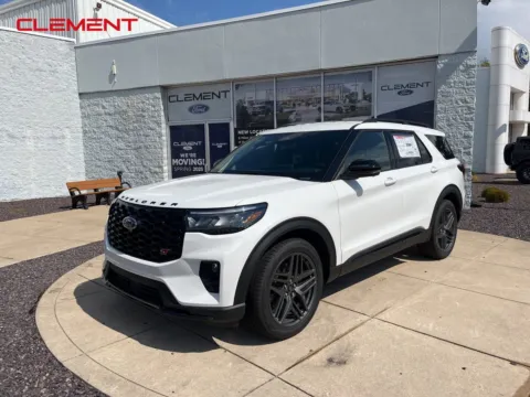 White 2025 Ford Explorer ST for sale in Wentzville, MO
