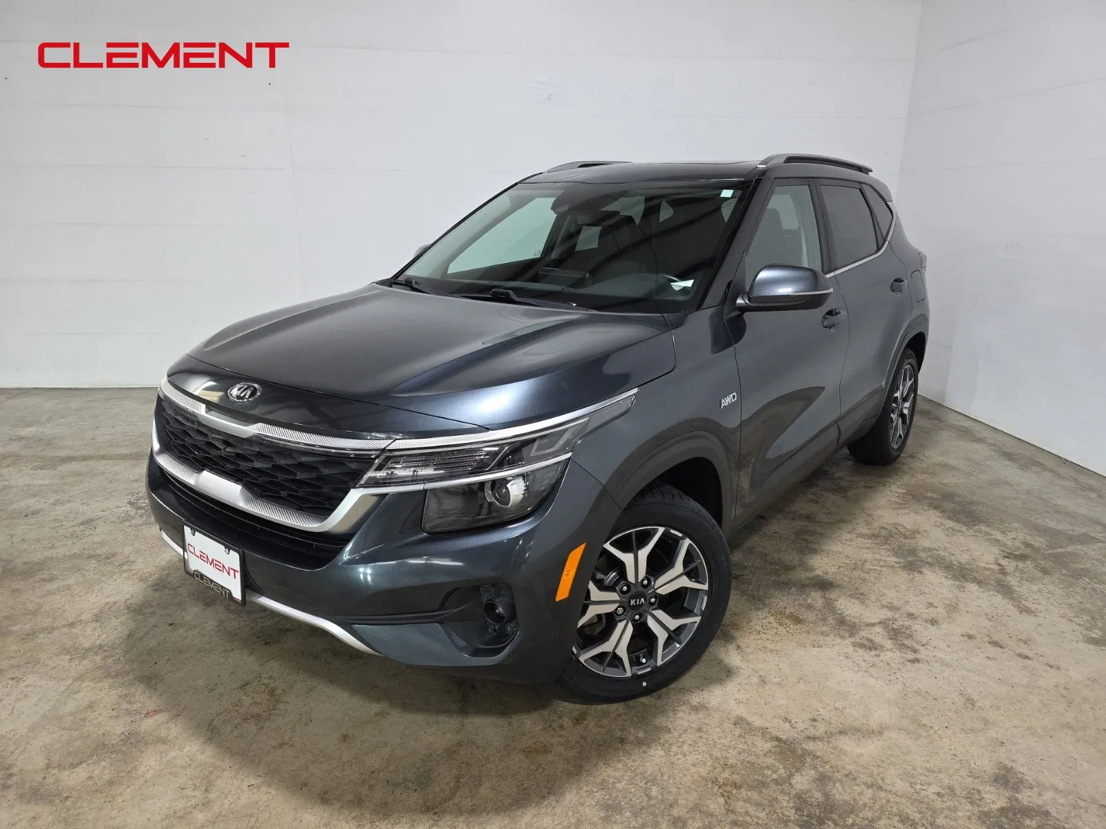 Gray 2021 Kia Seltos EX for sale in Wentzville, MO