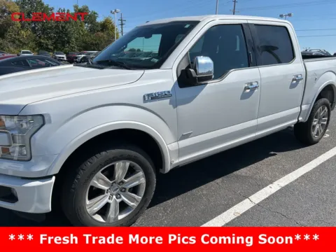 White 2015 Ford F-150 Platinum for sale in O'Fallon, MO